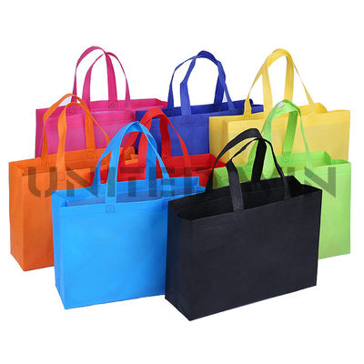 Waterproof Rectangle Carry Hand Bag PP Non Woven Tote Bag For Shopping